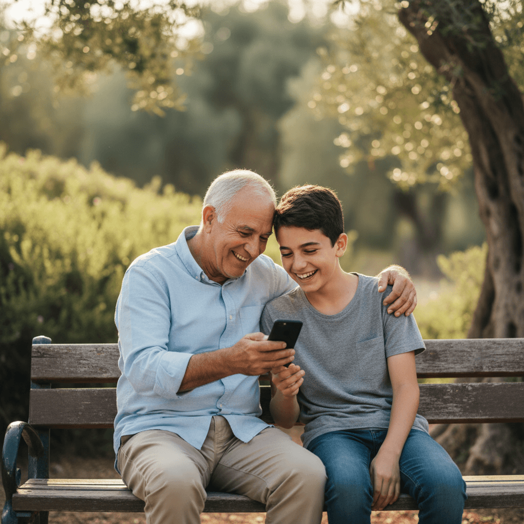Grandparent and Grandchild in the Same World — When Screens Divide, a Shared Experience Bridges